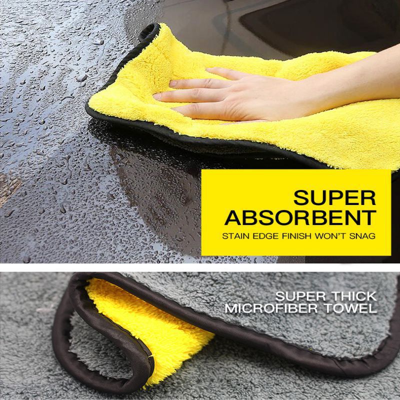 Large Microfibre Cleaning Auto Car Detailing Soft Cloths Car Care Polishing Car Wash Towel Cleaning Cloth Washing